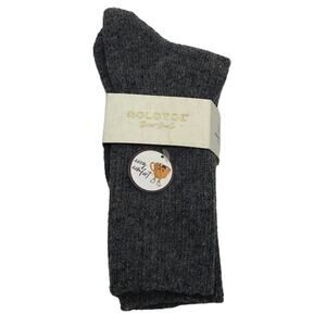Gold Toe 1-Pair Crossroads Crew Socks 6-9 Mid Calf Boot Sock Women's Grey
